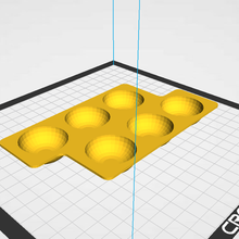 egg holder fridge home 3d print model - Mito3D