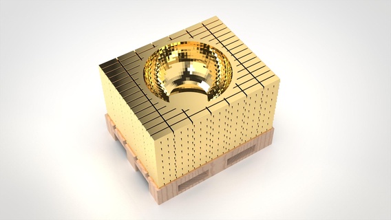 egg holder mountain gold bars stand dock easter ingots art toy 3d print model - Mito3D