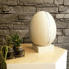 egg lamp 3d print model - Mito3D