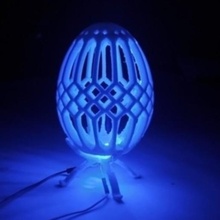 Lampe Ostern wunderschönen 3d Drucker Drucken drucken Modell Hähnchen 3dart Außerirdischer vorgestellt Ultimaker vray Eierbecher Frühstück Schöpfer 3d print model - Mito3D