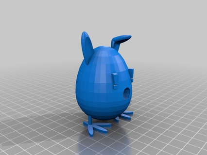 uovo uomo creature 3d print model - Mito3D