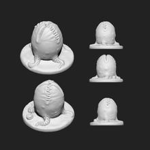 egg mnoster various art toy miniatures 3d print model - Mito3D