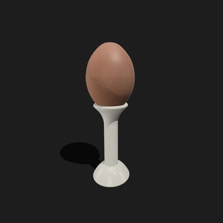egg monument easterxcults easter cults cup art design hen rooster 3d print model - Mito3D