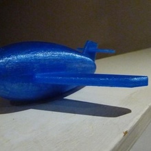 huevo plano juego avión de juguete playsets 3d print model - Mito3D