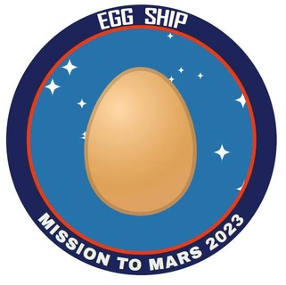 uovo nave vari spazio titolare supporto missione to Marte 3d print model - Mito3D