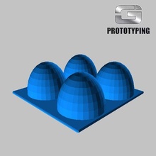 uovo vassoio 3dprinting sla attrezzo homeliving 3d print model - Mito3D