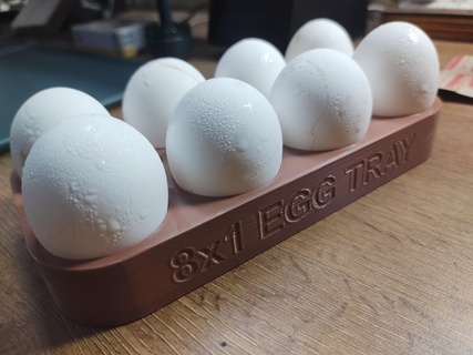 egg tray 3d print model - Mito3D