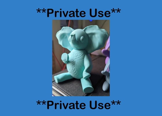 abonnieren privat mütter mutter ostern elefant kunst glücklich freund geschenk tier kreativ 3d print model - Mito3D