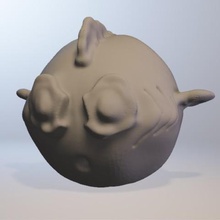 eggopla pez chico de la serie minitoys gadget estatuilla nemo el tocino pescado artilugio juguetes nio figurita huevo 3d print model - Mito3D