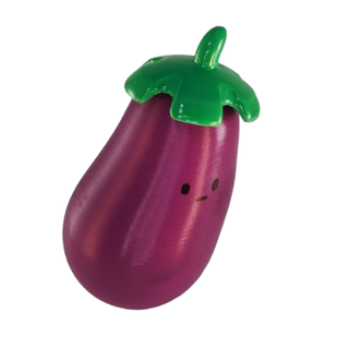 aubergine emoji 3d print model - Mito3D