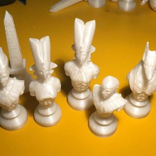 egipt chess alive vs dead full game egyptian pawn rook bishop knight queen lukewarm 3d print model - Mito3D