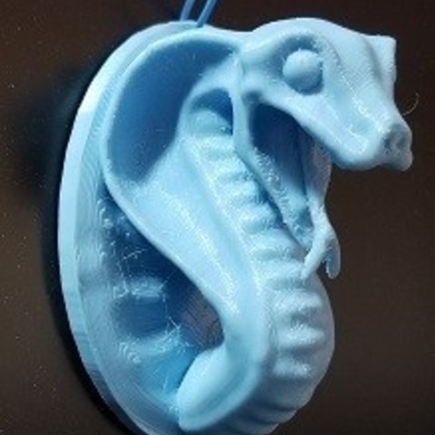 l'egypte cobra dieu art animal figure serpent 3D print model - Mito3D