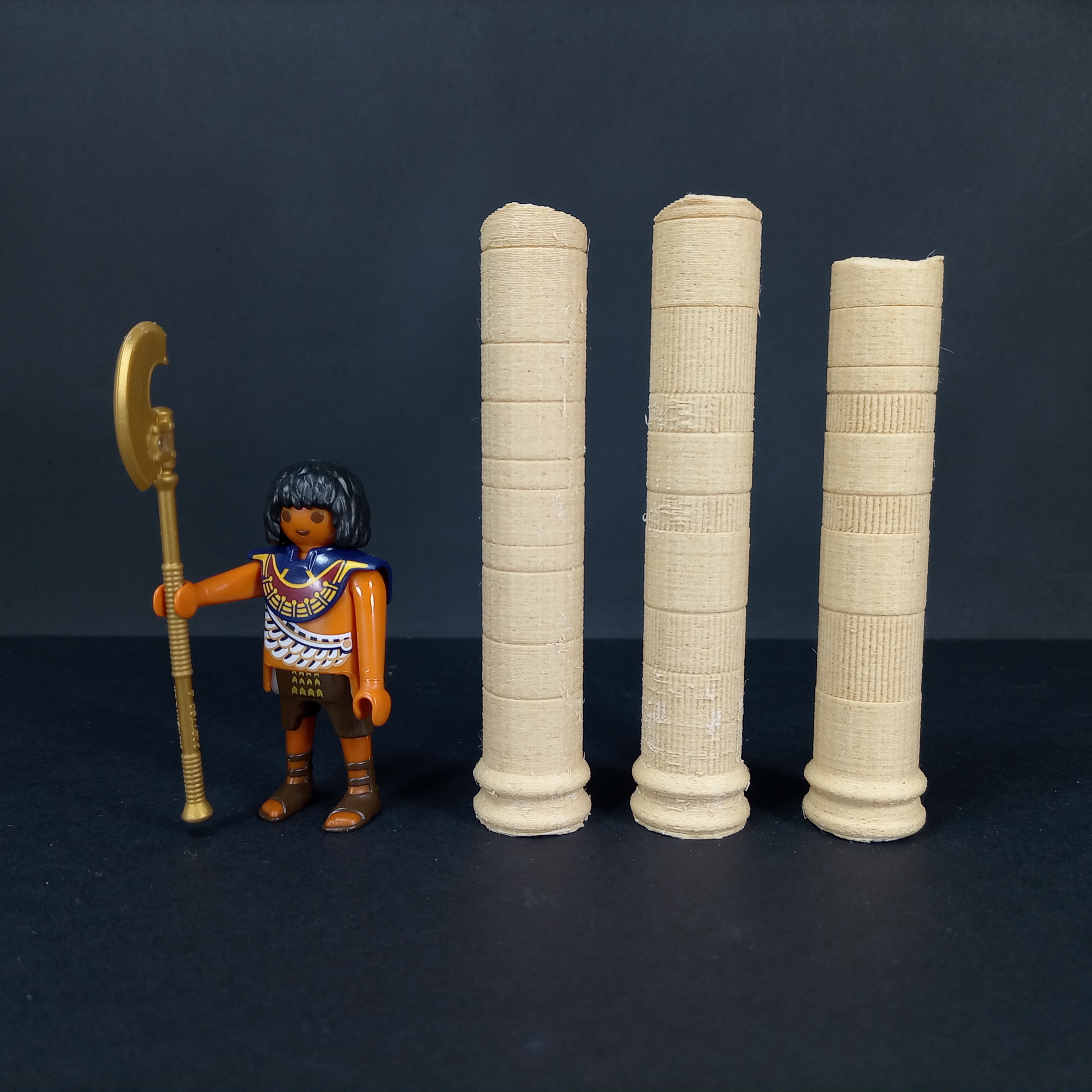egypt desert ruins pillars playmobil accessories 3D print model - Mito3D