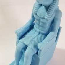 Mısır tanrısı anubis sanat şekil heykel Heykeli 3d print model - Mito3D