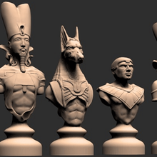 egyptian chess art 3d print model - Mito3D