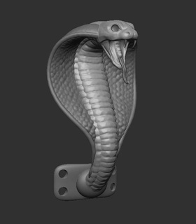 ägyptisch Kobra Pharao Uräus Kopfbedeckungen Tiara Krone 3d print model - Mito3D