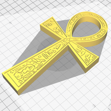 egyptian cross art egypt symbol 3d print model - Mito3D