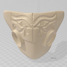 egiziano occhio di horus maschera art la covid 3d print model - Mito3D