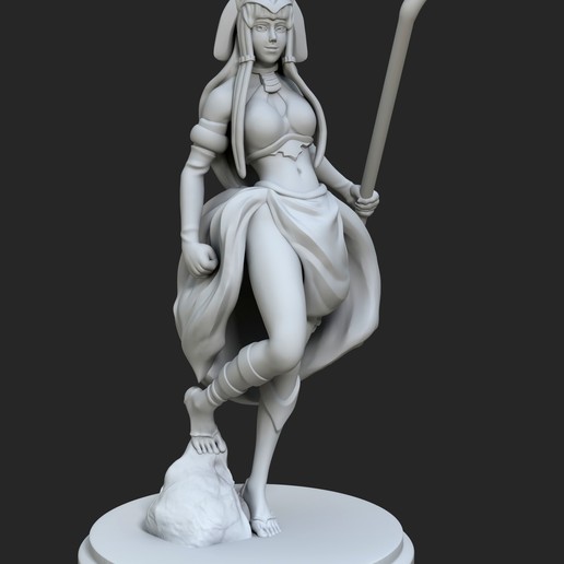 deusa egípcia jogo brinquedo de acessórios a mulher sexy menina escultura original as meninas figuras figura feminina personagem do sexo feminino estátua faraó egípcio dnd em miniatura vestidos ação 3D print model - Mito3D