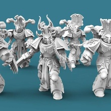 egyptian infantry 40k chaos egypt marine sons space thousand warhammer 3d_printing 3d print model - Mito3D