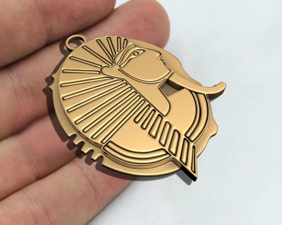 Mısırlı motifler kral Antik kolye takı gümüş 3dprinting firavunlara ait Mısır 3dsmax mücevher yazdırılabilir kolyeler döküm yazıtlar stl Anubis motif 3d print model - Mito3D