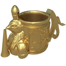 egyptian mug god ra dantego home 3d print model - Mito3D