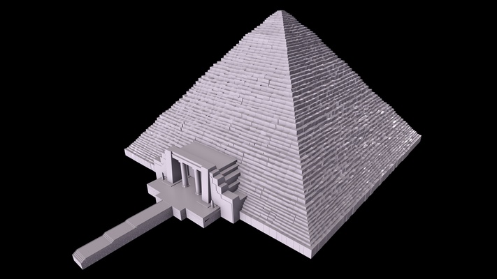 mısırlı piramit 3d print model - Mito3D