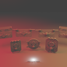 egyptian sand sons - box machine hole blockers 3d print model - Mito3D