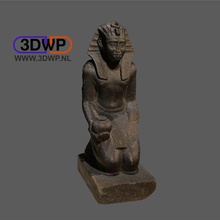 egyptian sculpture 3d scan art 123d 123dcatch catch ancient egypt meshmixer statue scans replicas 3d print model - Mito3D