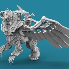 egyptian sphinx rider tool 40k chaos egypt marine mount sons space sphynx warhammer 3d printing 3d print model - Mito3D