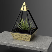 egyptian style planter 3d print model - Mito3D