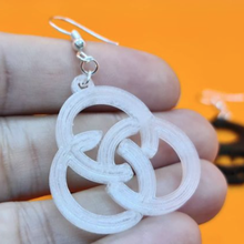 egyptian symbol earrings jewelry pending symbols 3d print model - Mito3D