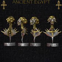 egiziano tema creatura design arte Egitto 3ddesign unico demone mostro alieno statua scultura figura effigie statuetta figurina idolo intaglio bronzo noncreazione 3d print model - Mito3D