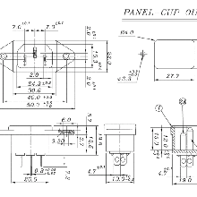 eic plugue de alimentação do painel chassis montagem placa traseira vários ficha ca o em tomada porta 3d print model - Mito3D