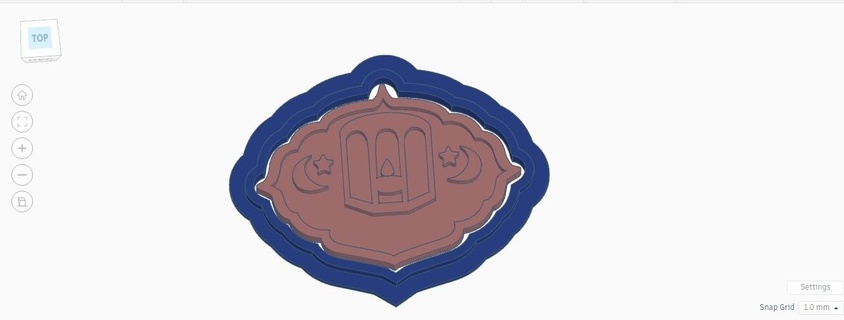 eid Ramadan biscuit coupeurs fondant mubarak embosseur musulman 3d print model - Mito3D