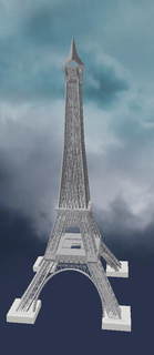 eifel tower paris france 3d print model - Mito3D