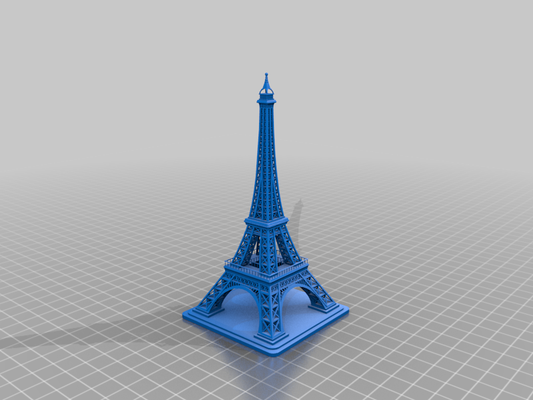 eifel tower paris 3d printing 3d print model - Mito3D