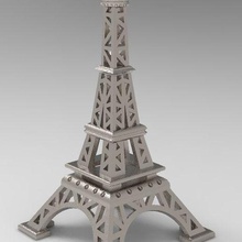 eiffel torre arquitectura joia 3d print model - Mito3D