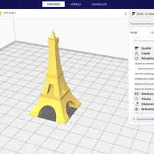 Eiffel torre arte FlashForGecults Monumlent 3d print model - Mito3D