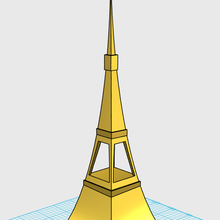 Eiffel Turm Architektur Halotbuilding 3d print model - Mito3D