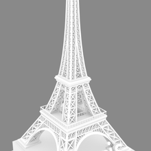 eiffel tower art decoration bets tour base plate toy lifestyle 3d print model - Mito3D