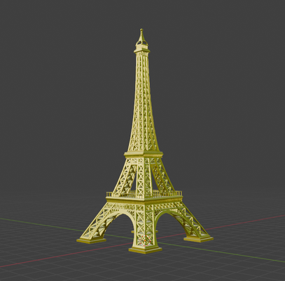 eiffel torre arredamento architettura parigi 3d print model - Mito3D