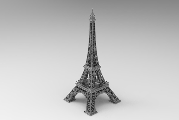 eiffel tour monument impression impresion3d 3d figure 3d print model - Mito3D