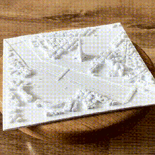 Eiffel Turm Paris Stadt Architektur Karte Modell drucken 3d einfach Frankreich 2021 Europa Miniatur Statue Dekor 3d print model - Mito3D