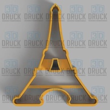 Eiffelturm - eiffel tower-cookie-cutter home Turm cookie cutter Keks 3d print model - Mito3D