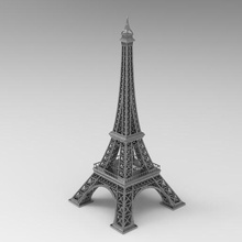 Eyfel Kulesi 3d baskı mimarlık nurbs gergedan tarihi Fransa cazibe yapısı paris kule 3d print model - Mito3D