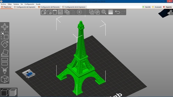 eiffel Torre fdm versione facile 3d print model - Mito3D