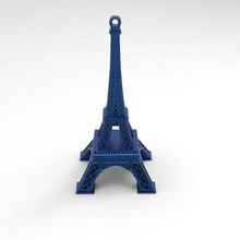 Eiffel tour porte clés key chain 3d print model - Mito3D