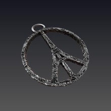 eiffel tower peace jewelry 3d print model - Mito3D