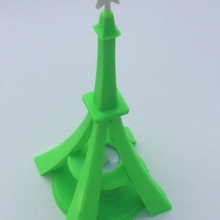 eiffel tower styled xmas tree art christmas ornament paris 3d print model - Mito3D